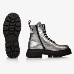 MSGM Teen Girls Silver Logo Boots -Molo Store msgm teen girls silver logo boots 393871 d49da5c7ac23b9ea55d63c9713ce955fa2a9eb24