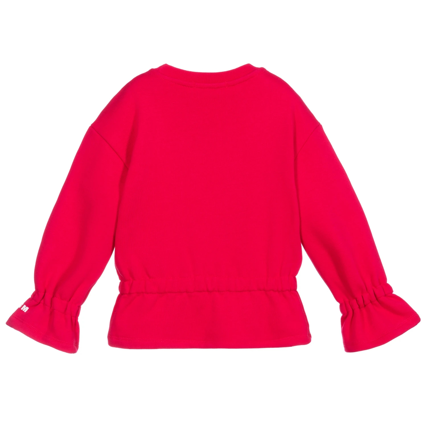 MSGM Teen Pink Logo Sweatshirt 2 MSGM Teen Pink Logo Sweatshirt - Image 2