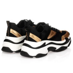 NIK&NIK Teen Black & Gold Trainers -Molo Store nik nik teen black gold trainers 358058 c33cc15826b4a46fcaf9c61fdbf86855377ec62c