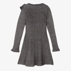 NIK&NIK Teen Black & Silver Knit Dress 6 NIK&NIK Teen Black & Silver Knit Dress -Molo Store nik nik teen black silver knit dress 421872 e72dee2e4b507c18a83d97eed320a24fb937e57d