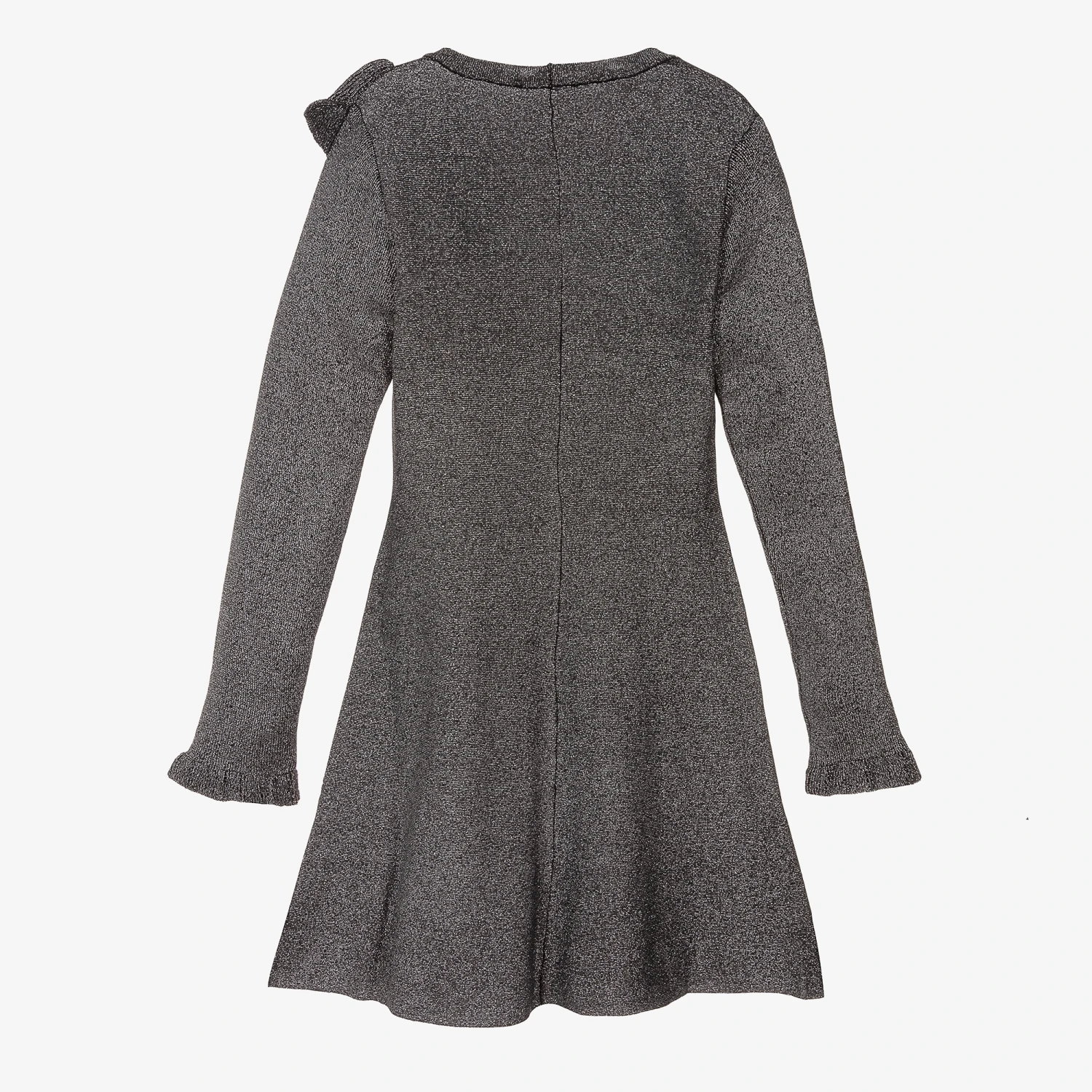 NIK&NIK Teen Black & Silver Knit Dress 3 NIK&NIK Teen Black & Silver Knit Dress - Image 3