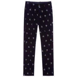 NIK&NIK Teen Blue Velvet Trousers