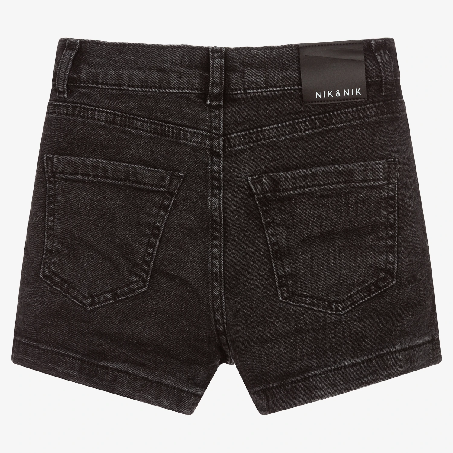 NIK&NIK Teen Girls Black Denim Shorts 3 NIK&NIK Teen Girls Black Denim Shorts - Image 3
