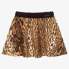 Roberto Cavalli Teen Girls Ocelot Print Skirt