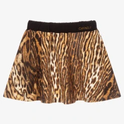 Roberto Cavalli Teen Girls Ocelot Print Skirt