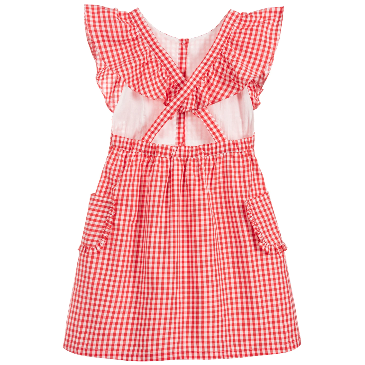 Sonia Rykiel Paris Teen Girls Red Check Dress 2 Sonia Rykiel Paris Teen Girls Red Check Dress - Image 2