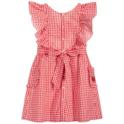 Sonia Rykiel Paris Teen Girls Red Check Dress