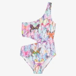 Stella Cove Teen Girls Colourful Butterfly Swimsuit