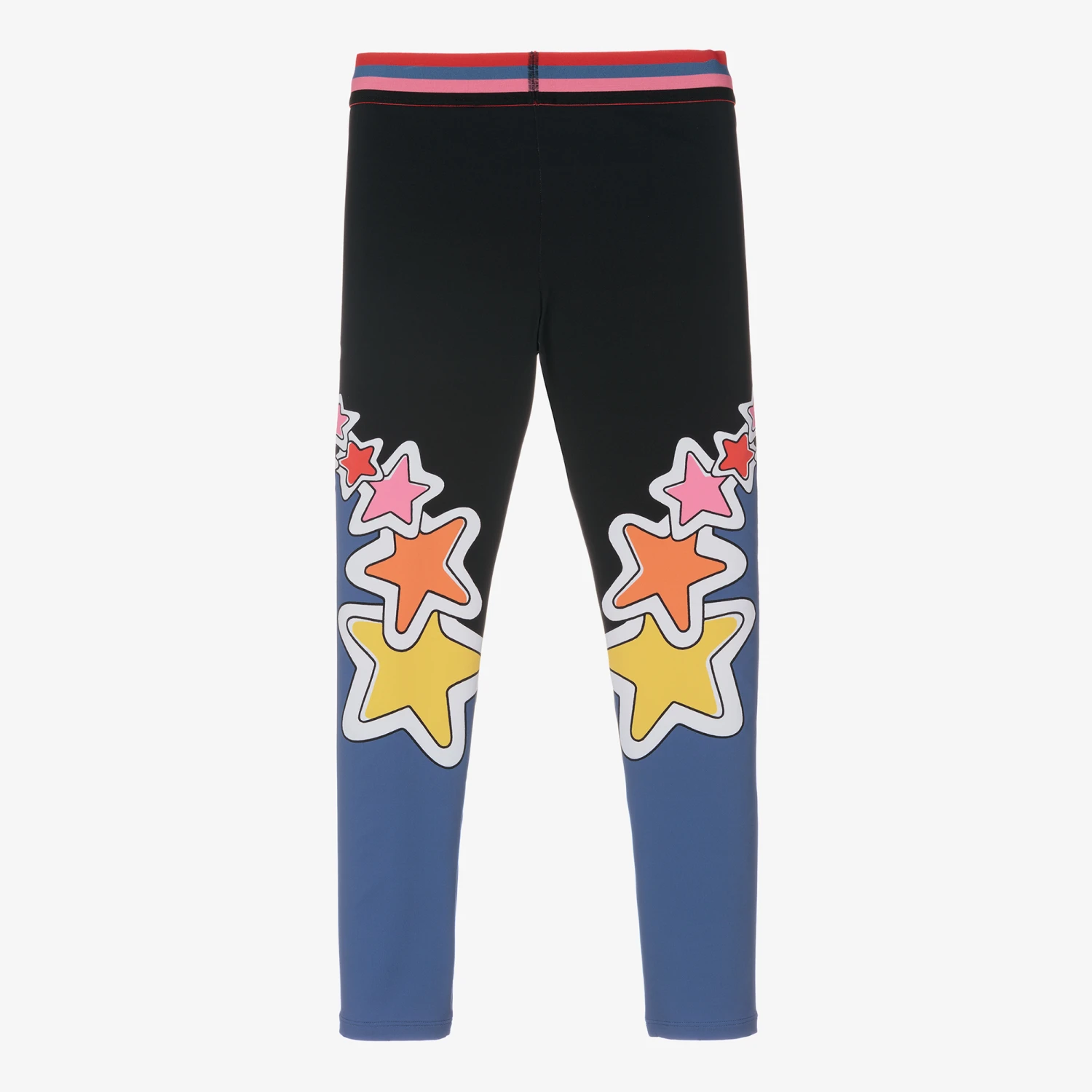 Stella McCartney Kids Teen Girls Black Leggings 2 Stella McCartney Kids Teen Girls Black Leggings - Image 2