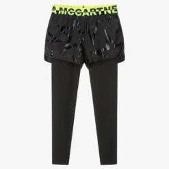 Stella McCartney Kids Teen Girls Black Sports Leggings