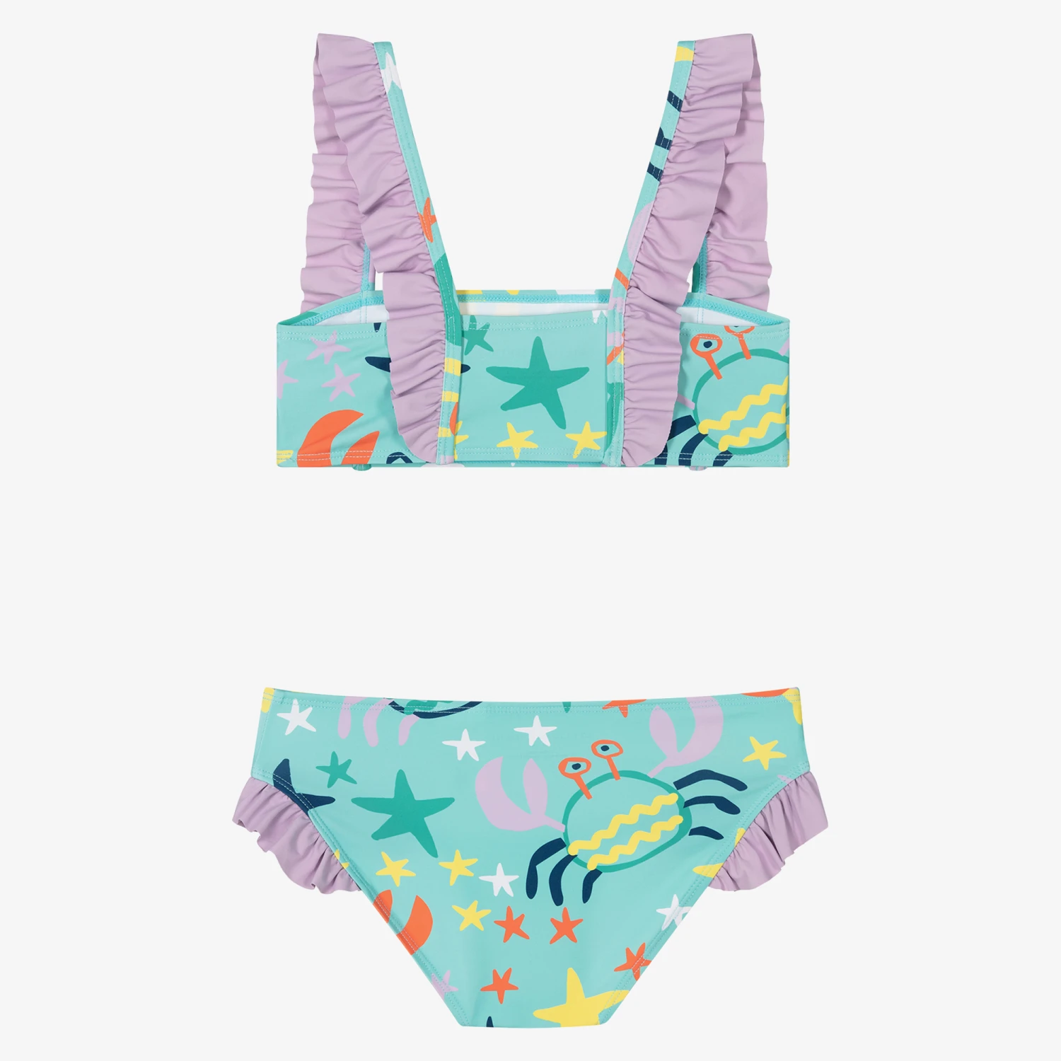 Stella McCartney Kids Teen Girls Blue Bikini (UPF50+) 2 Stella McCartney Kids Teen Girls Blue Bikini (UPF50+) - Image 2