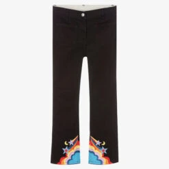 Stella McCartney Kids Teen Girls Cropped Cosmic Jeans