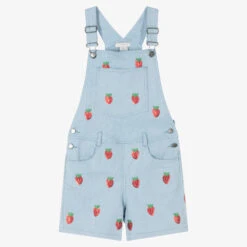 Stella McCartney Kids Teen Girls Dungaree Shorts