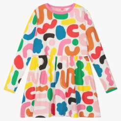 Stella McCartney Kids Teen Girls Logo Shape Dress