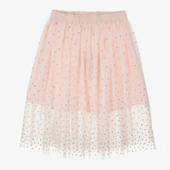 Stella McCartney Kids Teen Girls Pink Diamanté Tutu Skirt