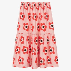 Stella McCartney Kids Teen Girls Pink Floral Skirt