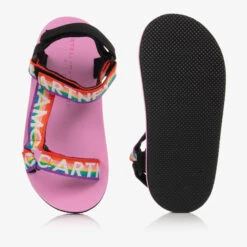 Stella McCartney Kids Teen Girls Pink Rainbow Logo Sandals -Molo Store stella mccartney kids teen girls pink rainbow logo sandals 488386 dbdb28943ff70969444ddcf35e37ce43cf9280e7