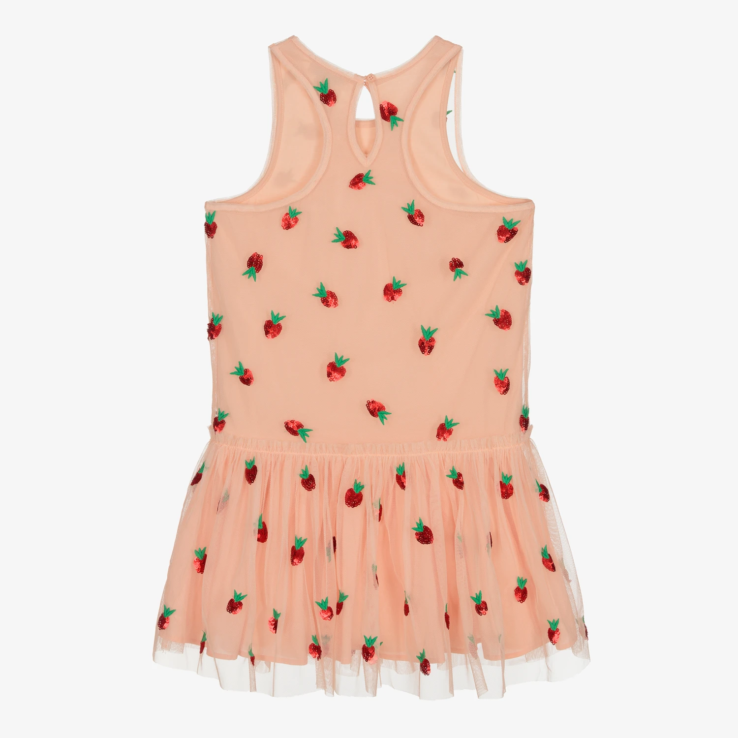 Stella McCartney Kids Teen Girls Pink Tulle Dress 2 Stella McCartney Kids Teen Girls Pink Tulle Dress - Image 2