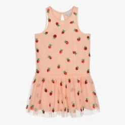 Stella McCartney Kids Teen Girls Pink Tulle Dress