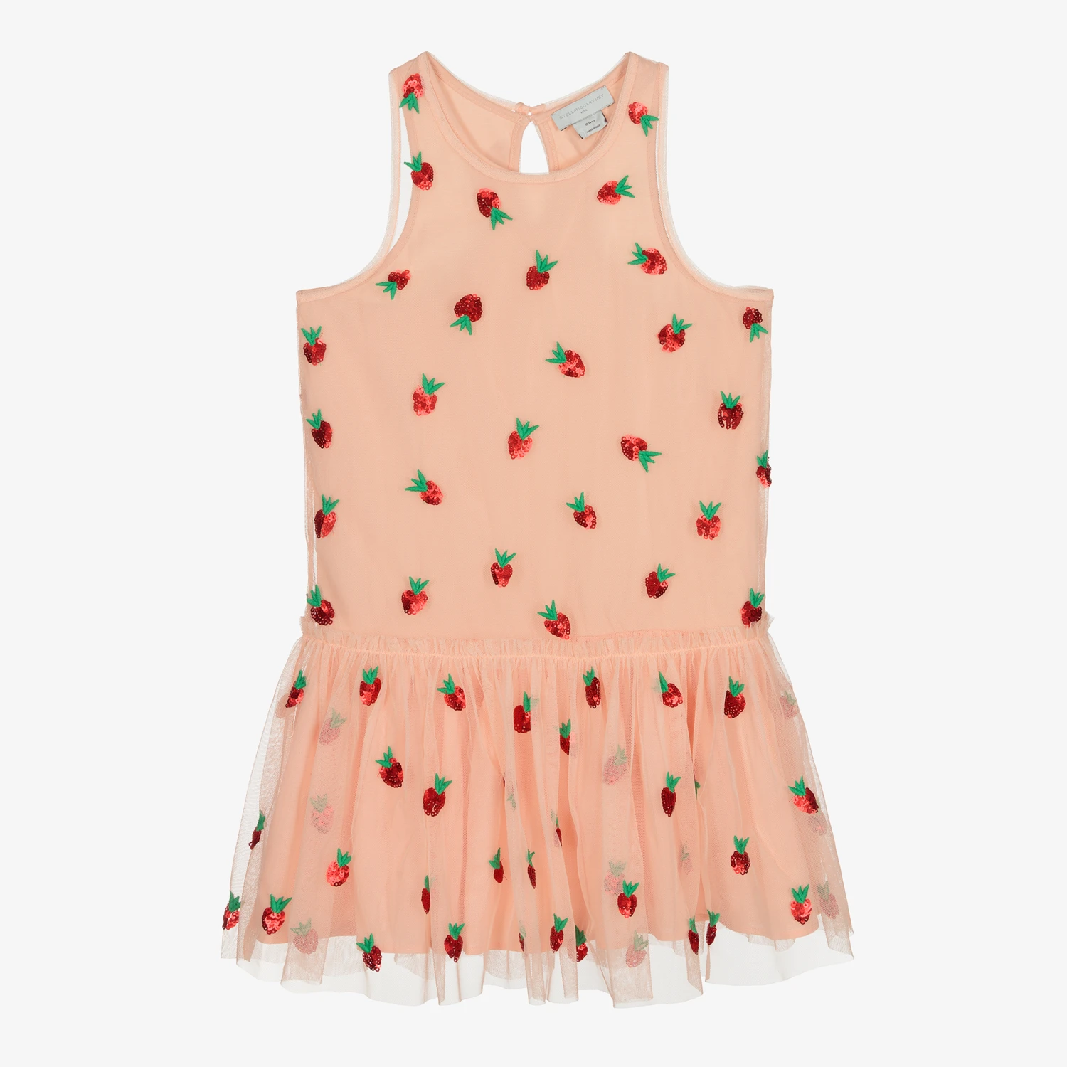 Stella McCartney Kids Teen Girls Pink Tulle Dress 1 Stella McCartney Kids Teen Girls Pink Tulle Dress