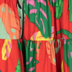 Stella McCartney Kids Teen Girls Red Cotton Palm Print Skirt -Molo Store stella mccartney kids teen girls red cotton palm print skirt 488412 469c8e59eb00eb56074b74c63e13eb10ce80ec04