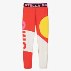 Stella McCartney Kids Teen Girls SMC Logo Active Leggings