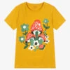 Stella McCartney Kids Teen Girls Yellow Cotton T-Shirt
