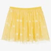 Stella McCartney Kids Teen Girls Yellow Daisy Tulle Skirt
