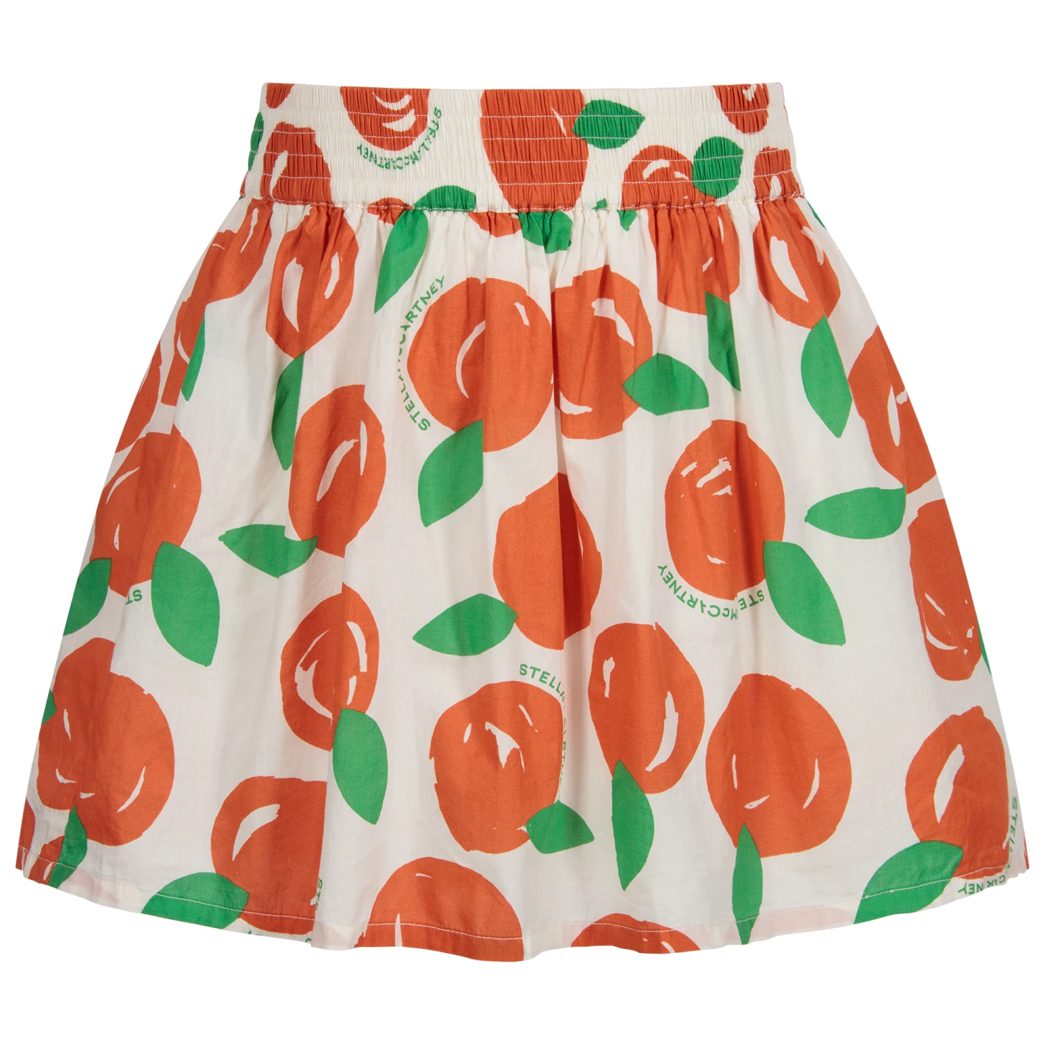 Stella McCartney Kids Teen Ivory & Orange Skirt 1 Stella McCartney Kids Teen Ivory & Orange Skirt