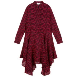 Stella McCartney Kids Teen Red & Black Silk Dress