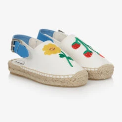 Stella McCartney Kids Teen White Espadrille Sandals
