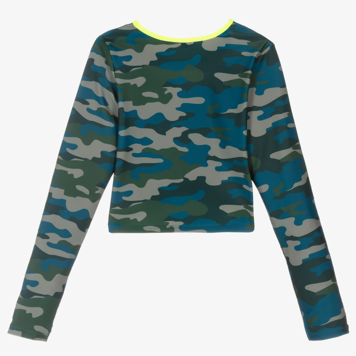 Sunuva Teen Girls Green Rash Vest 2 Sunuva Teen Girls Green Rash Vest - Image 2