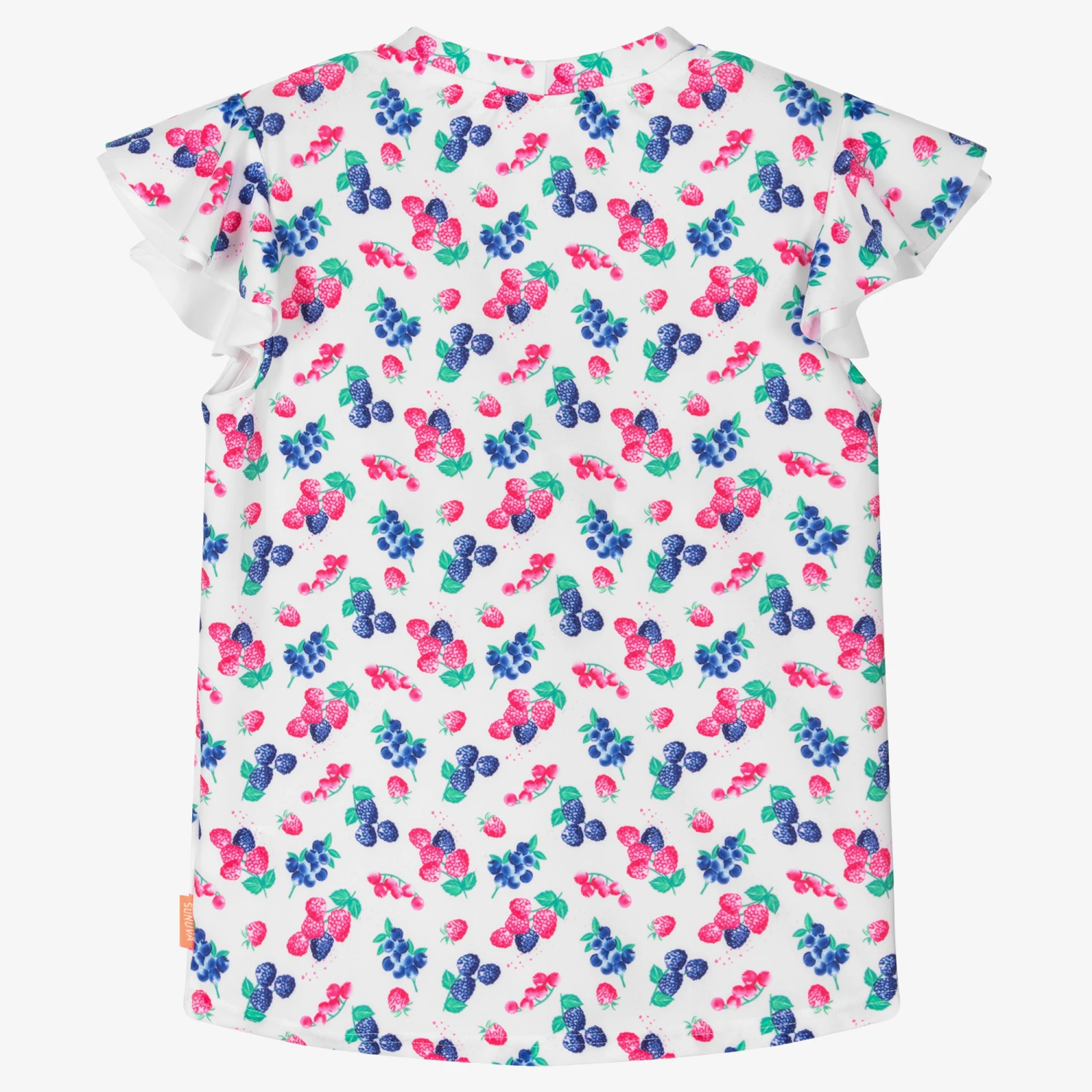 Sunuva Teen Girls White Berries Swim Top 2 Sunuva Teen Girls White Berries Swim Top - Image 2