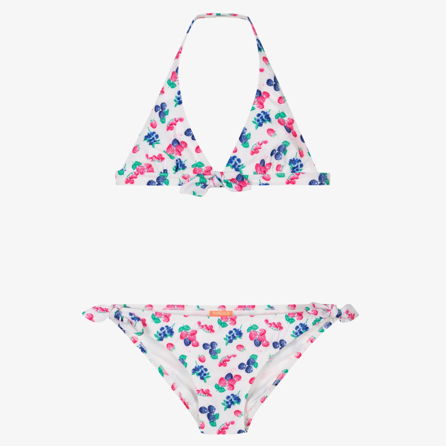 Sunuva Teen Girls White & Pink Berries Bikini 1 Sunuva Teen Girls White & Pink Berries Bikini