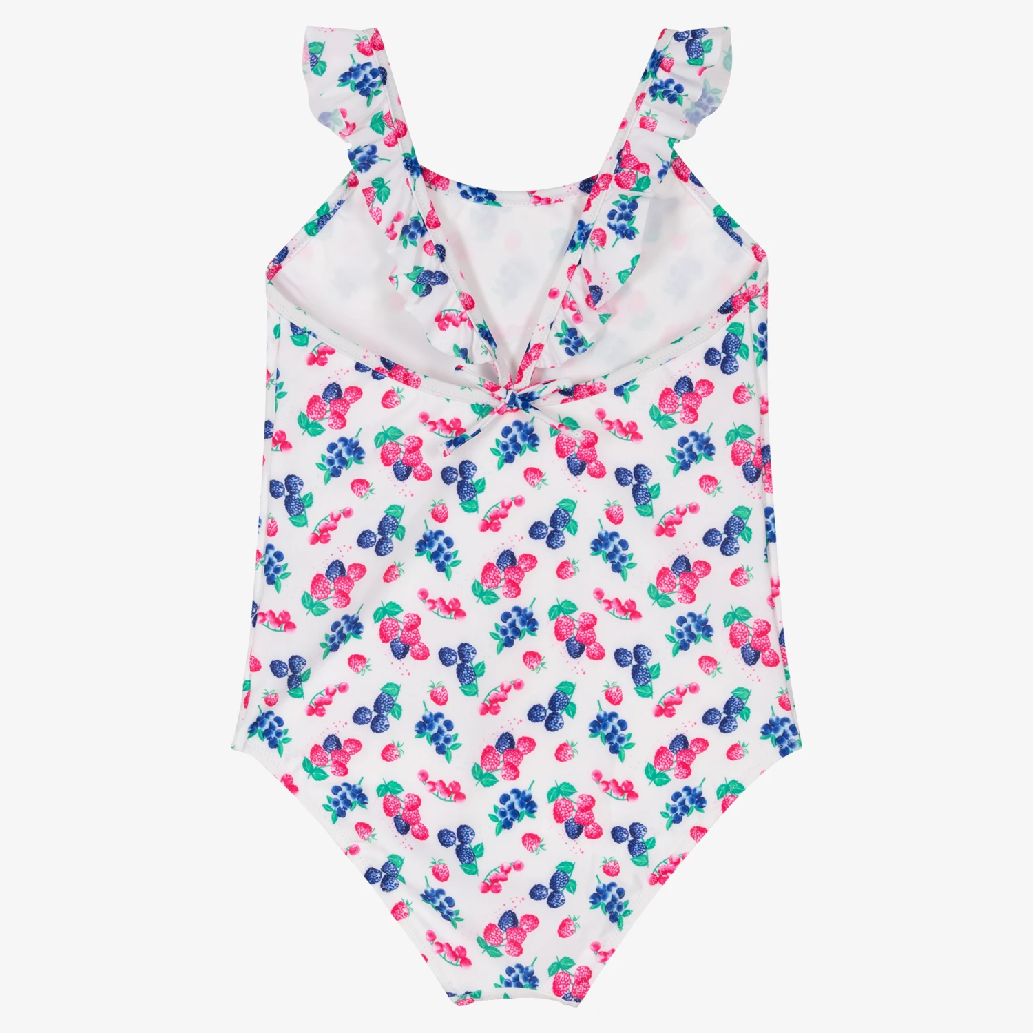 Sunuva Teen Girls White & Pink Berries Swimsuit 2 Sunuva Teen Girls White & Pink Berries Swimsuit - Image 2