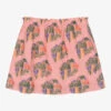 The Animals Observatory Teen Girls Pink Cotton Skirt