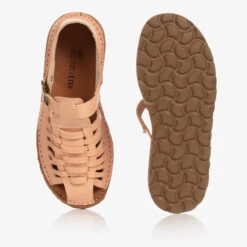 The New Society Teen Girls Pink Leather Woven Sandals -Molo Store the new society teen girls pink leather woven sandals 485960 32c46088c75968afc57116af0191183c1aa3b622