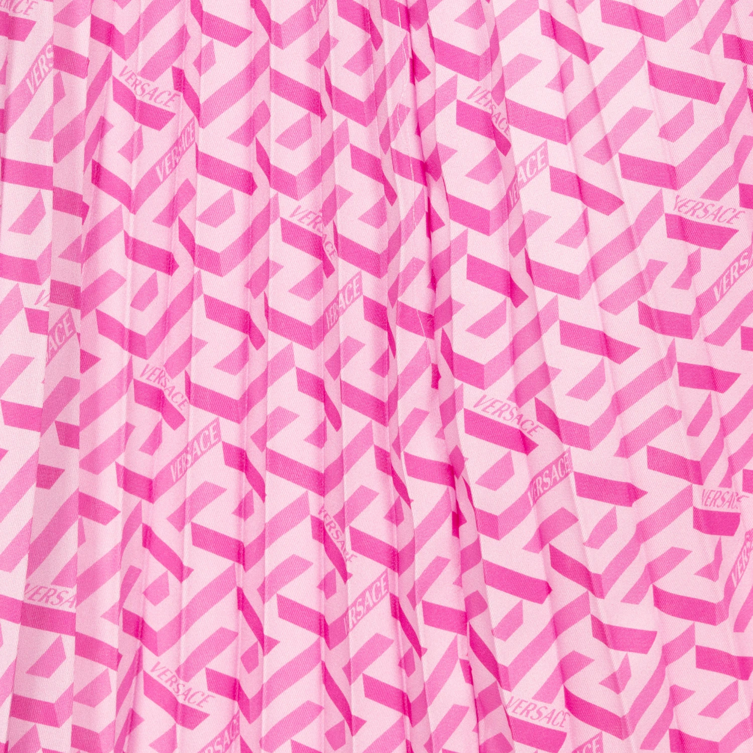 Versace Teen Girls Pink Greca Signature Dress 4 Versace Teen Girls Pink Greca Signature Dress - Image 4