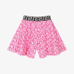 Versace Teen Girls Pink Versace Logo Skort -Molo Store versace teen girls pink versace logo skort 495253 28db304dedf20d6b8c467df1ac8dd1b576bd784c