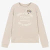 Zadig & Voltaire Zadig&Voltaire Teen Girls Beige Logo Sweatshirt