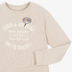 Zadig & Voltaire Zadig&Voltaire Teen Girls Beige Logo Sweatshirt -Molo Store zadig voltaire teen girls beige logo sweatshirt 500799 deebdf8bfdce569f5b349b6969f89956b99258a6